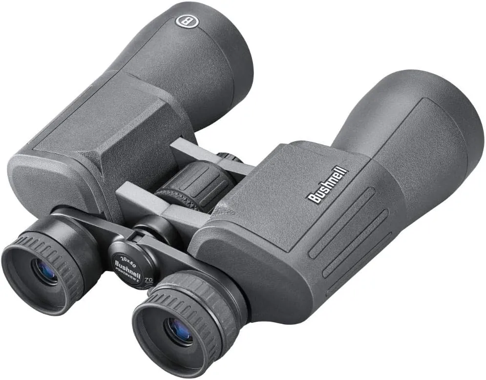 Bushnell PowerView 2 Binoculars, High-Definition Binoculars with Multi-Coated Lenses, Durable Aluminum Alloy Chassis, Wide Field of View, Ideal for Wildlife Observation, Hiking and Sporting Events