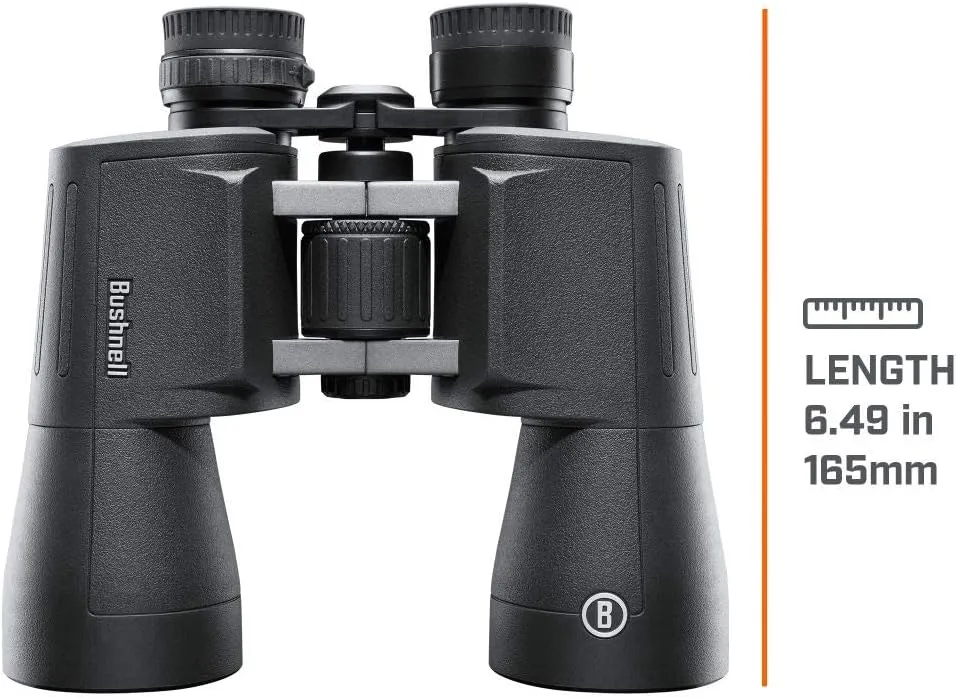 Bushnell PowerView 2 Binoculars, High-Definition Binoculars with Multi-Coated Lenses, Durable Aluminum Alloy Chassis, Wide Field of View, Ideal for Wildlife Observation, Hiking and Sporting Events