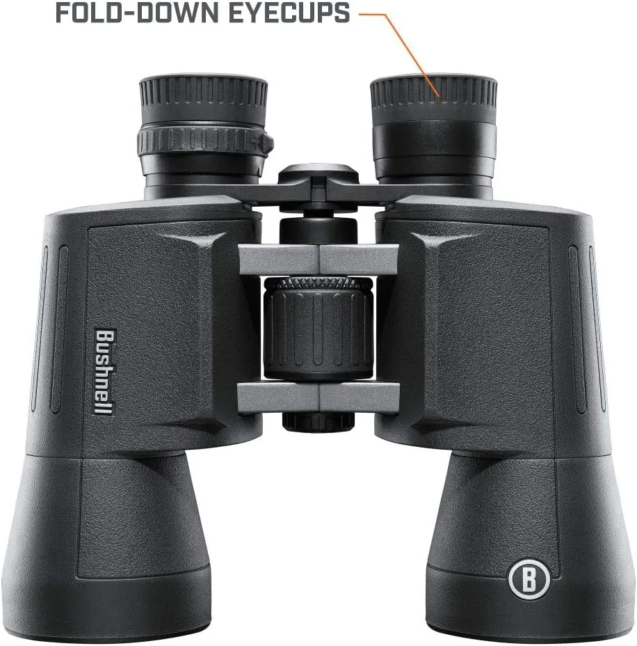 Bushnell PowerView 2 Binoculars, High-Definition Binoculars with Multi-Coated Lenses, Durable Aluminum Alloy Chassis, Wide Field of View, Ideal for Wildlife Observation, Hiking and Sporting Events