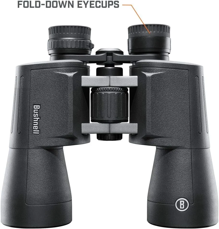 Bushnell PowerView 2 Binoculars, High-Definition Binoculars with Multi-Coated Lenses, Durable Aluminum Alloy Chassis, Wide Field of View, Ideal for Wildlife Observation, Hiking and Sporting Events