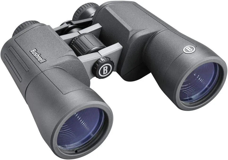 Bushnell PowerView 2 Binoculars, High-Definition Binoculars with Multi-Coated Lenses, Durable Aluminum Alloy Chassis, Wide Field of View, Ideal for Wildlife Observation, Hiking and Sporting Events