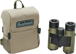 Bushnell Prime 10x42 Binocular and Vault Bino Caddy Combination Pack, Waterproof Hunting Binocular with Rugged Binocular Pouch for Hunting, Bird Watching and Hiking