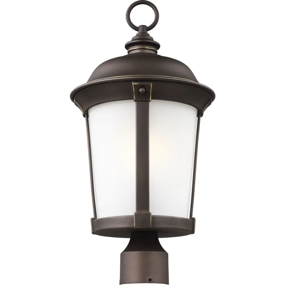 Calder Antique Bronze LED Outdoor Post Lantern