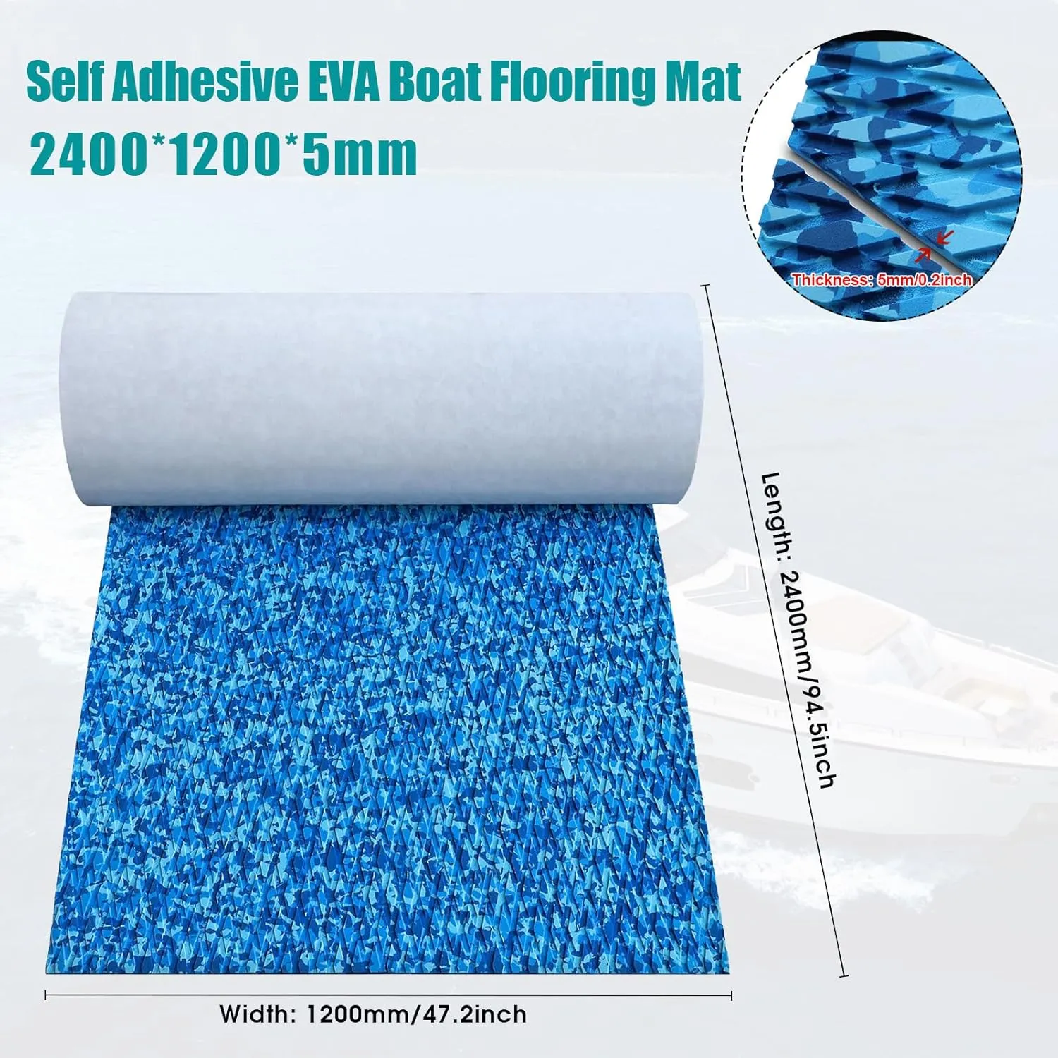 Camouflage Boat Flooring, EVA Foam Boat Decking