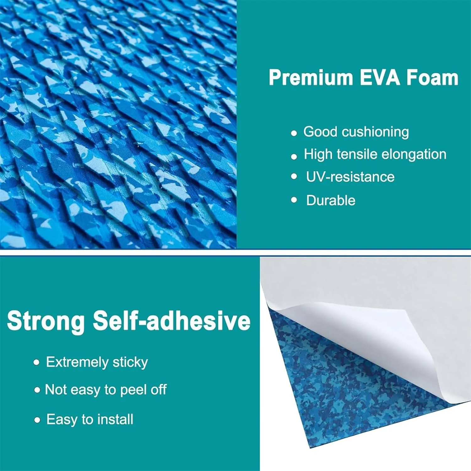 Camouflage Boat Flooring, EVA Foam Boat Decking