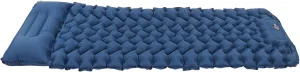 Camping Sleeping Mat, Inflatable Camping Mat with Pillow and Storage Bag, Portable Foot Pump Inflatable Sleeping Pads for Backpacking Hiking Traveling Tent(Dark Blue)