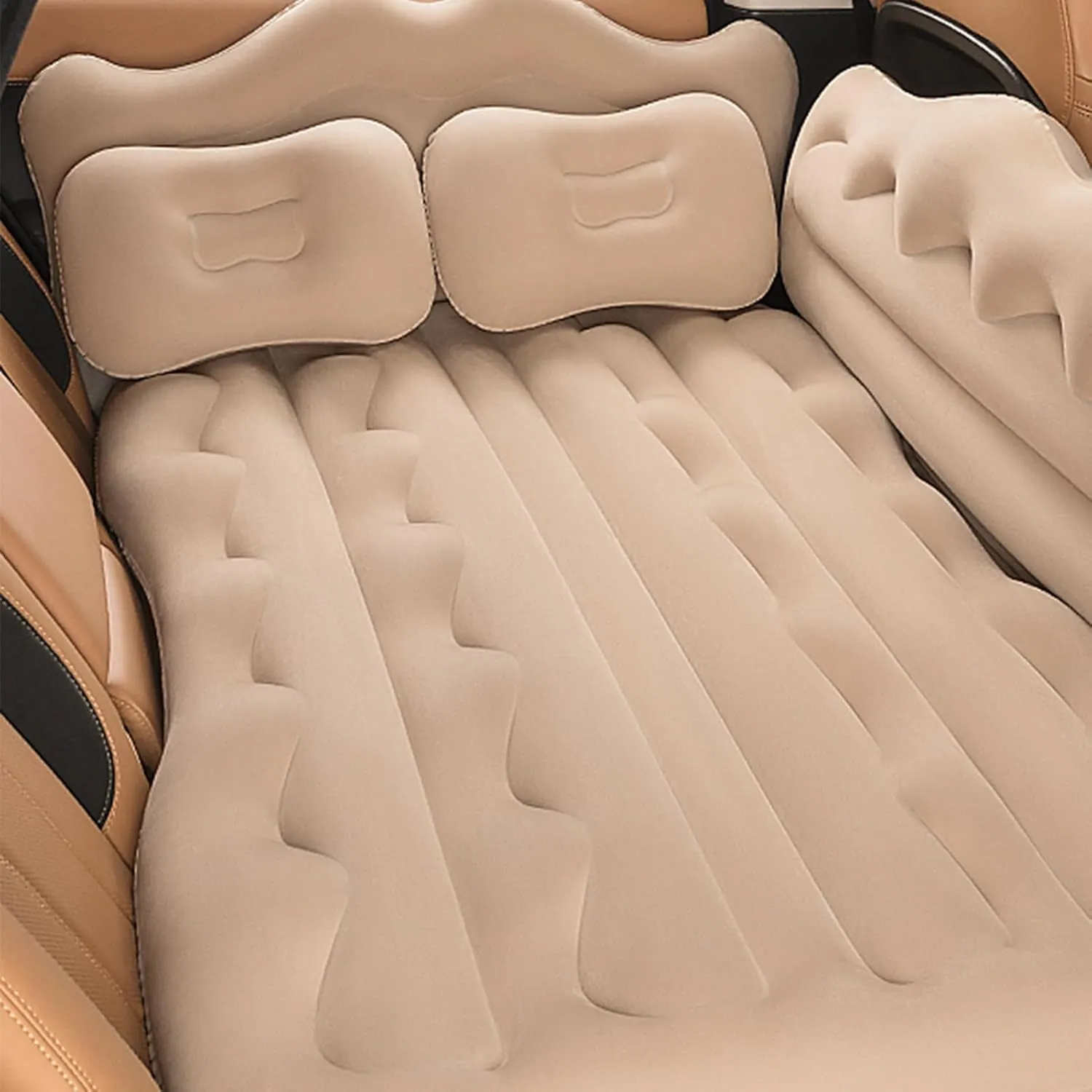 Car Air Mattress for Cadillac Escalade (7Seats) 2007 2008 2009 2010 Thickened Durable Car Camping Air Mattress Bed with Air Pump Inflatable Sleeping Mat,B