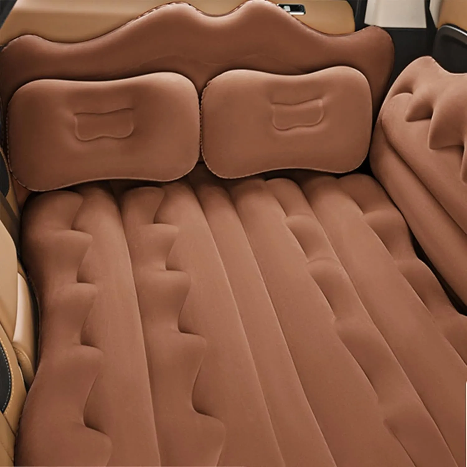Car Air Mattress for Seat Toledo 2013 2014 2015 2016 2017 2018 2019 Thickened Durable Car Camping Air Mattress Bed with Air Pump Inflatable Sleeping Mat,D