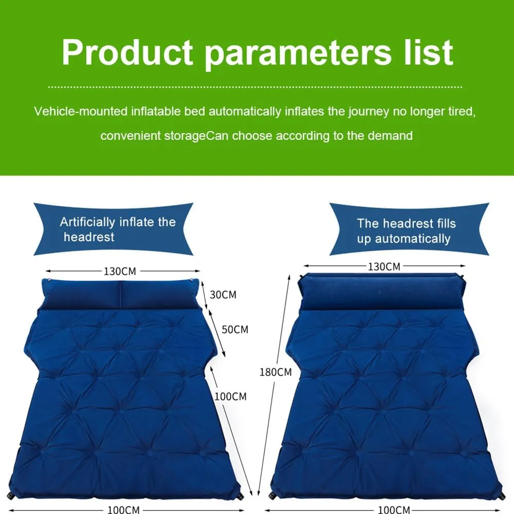 Car Air Mattresses for Mazda 3, Portable Bed Cushion Bedding Camping Hiking Inflatable Pillow Multifunctional Accessories Outdoor,D