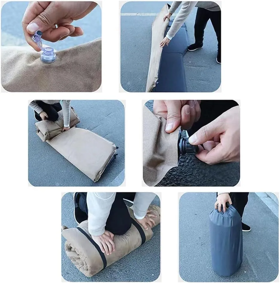 Car Air Mattresses for Volvo C30, Portable Bed Cushion Bedding Camping Hiking Inflatable Pillow Multifunctional Accessories Outdoor,F