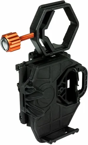 Celestron 81036 NexGO 2-Axis Universal Digiscoping and Astroimaging Smartphone Adapter - Connects Your Smartphone Camera to an Optic Eyepiece to Capture Images and Video, Black