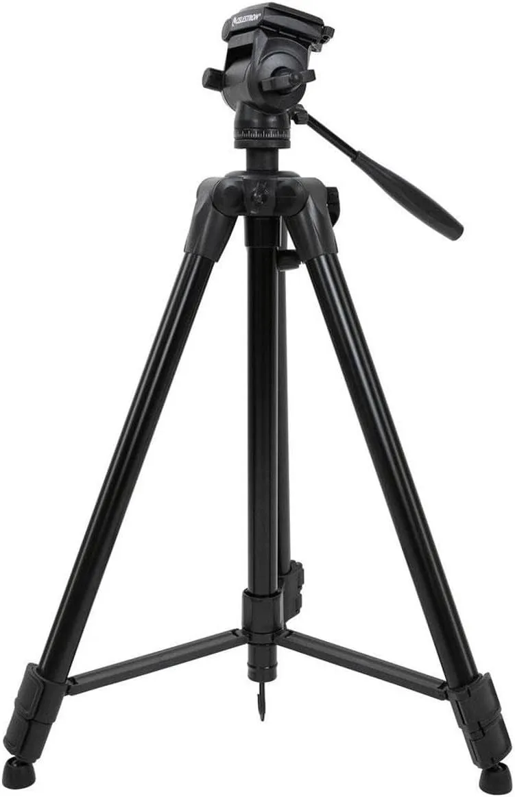 Celestron 93612 Ultima Pan Tilt Head Tripod for a Spotting Scope, Binocular or Camera