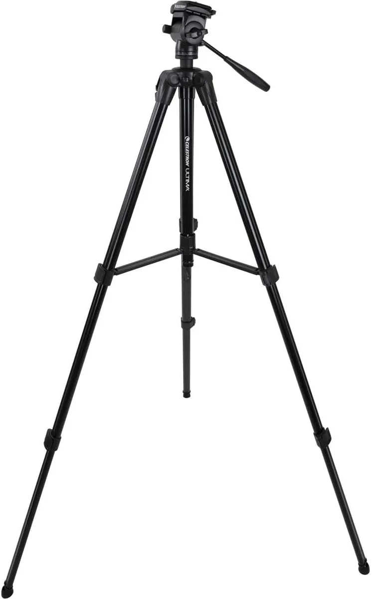 Celestron 93612 Ultima Pan Tilt Head Tripod for a Spotting Scope, Binocular or Camera