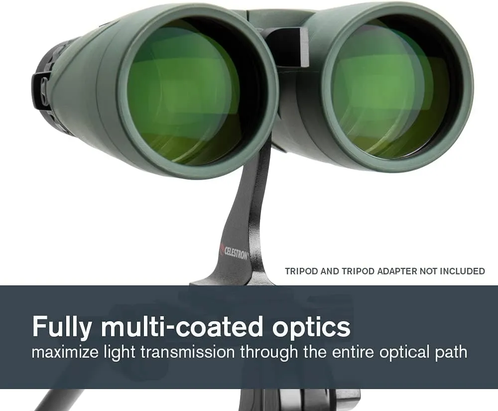 Celestron – Nature DX 12x56 Binoculars – Outdoor and Birding Binocular – Fully Multi-Coated with BaK-4 Prisms – Rubber Armored – Fog & Waterproof Binoculars – Top Pick Optics