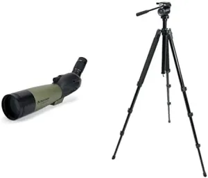 Celestron Ultima 80 Angled Spotting Scope Bundle for Bird Watching and Outdoor Adventures
