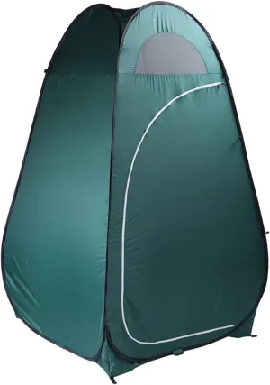 Changing Room Privacy Tent, Instant Portable Outdoor Shower Tent with Carry Bag, Camp Toilet, Rain Shelter for Camping & Beach Lightweight & Sturdy Easy Set Up Foldable (Green)
