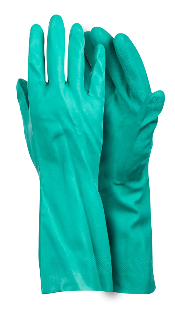 Chemical Palm Dipped Nitrile Gloves