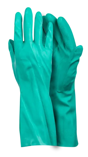 Chemical Palm Dipped Nitrile Gloves
