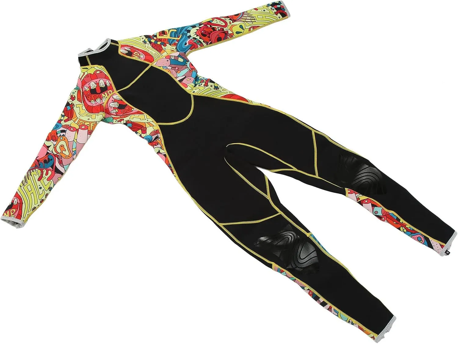 Chinlon Swimsuit, Woman Wetsuit UV Proof Elastic Zipper Design Keep Warm for Woman for Diving