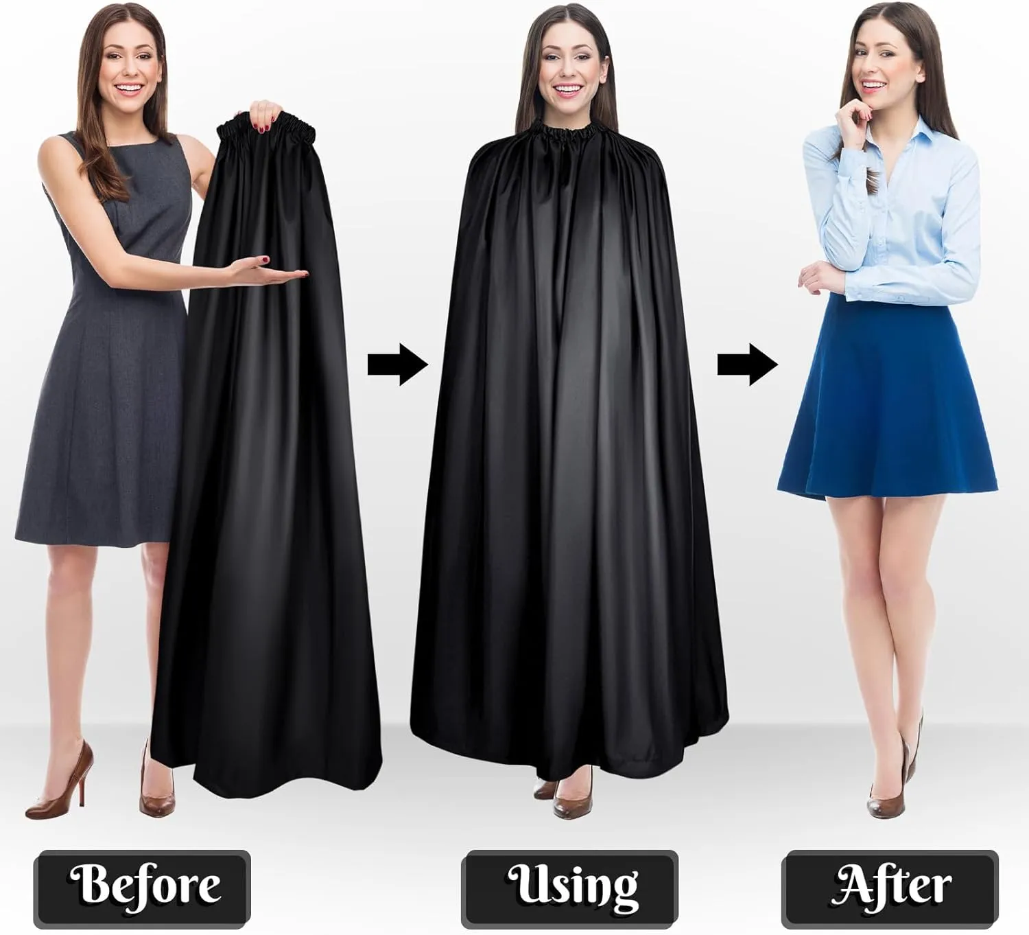 Chuarry Portable Changing Room Thick Changing Cover ups Instant Privacy Shelters Lightproof Beach Dressing Cover for Camping (1.4m)