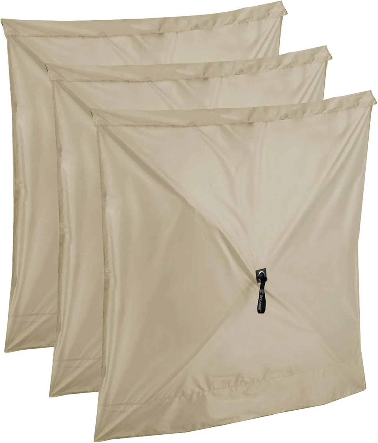 CLAM Quick-Set Escape 12 x 12 Foot Portable Pop Up Camping Outdoor Gazebo 6 Sided Canopy Shelter   2 Pack of Wind and Sun Panels