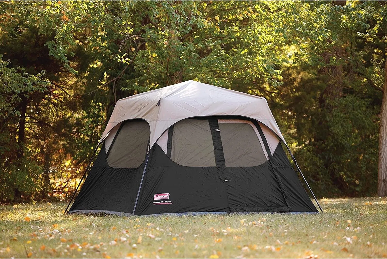 Coleman 6-person instant setup Camping Tent with rainfly accessory