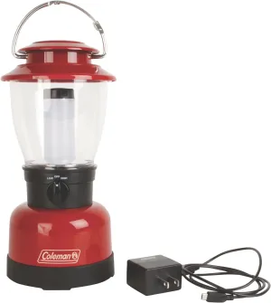 Coleman Classic Rechargeable 400 Lumens LED Lantern Water-Resistant Lantern with USB Charging Port and Carry Handle Great for Camping Power Outage Emergencies & Home Use
