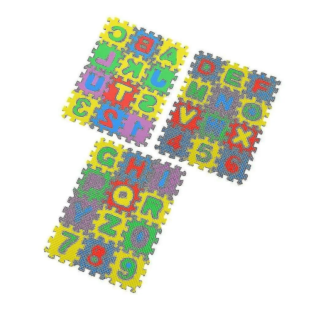 Colorful Puzzle Kid Educational Toy A-z Alphabet Letters Numeral Foam Mat