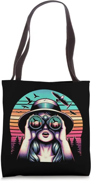 Cool Birder Bird Watching design Tote Bag