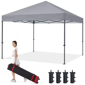 COOSHADE Easy Pop Up Tent 8x8Ft(Grey)