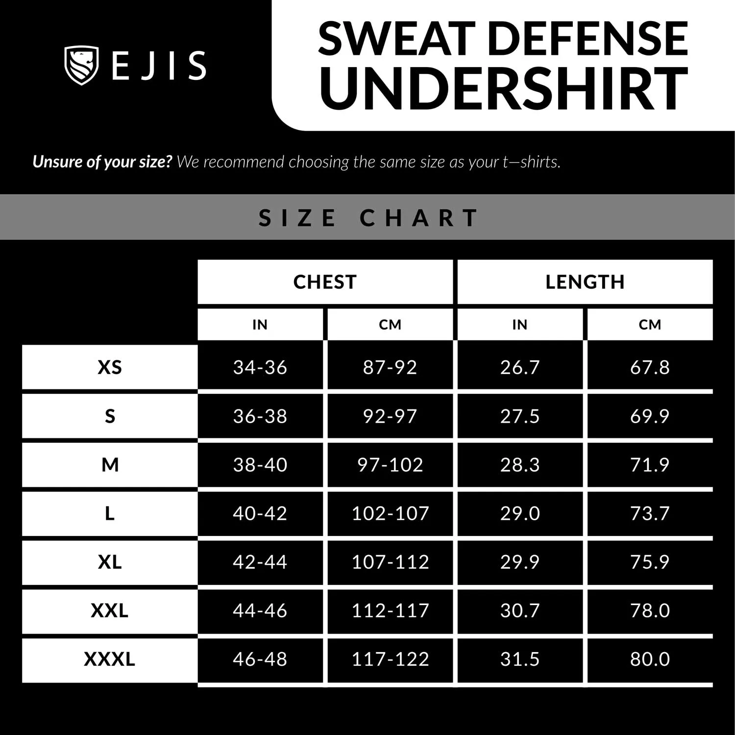 Crew Neck Micro Modal Sweat Proof Undershirt For Men - Mix 6-Pack (3x White, Black)