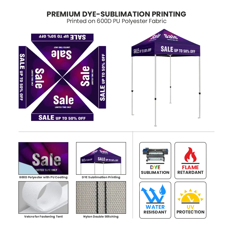 Custom Canopy Tents 5 x 5