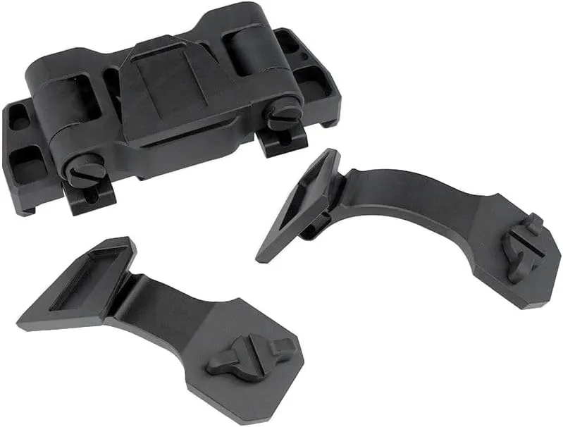 D-14 Bridge Dual PVS-14 NVG Mounting System Night Vision Helmet Mount Integrated Components，Adjustable Dovetail Versatile Night Vision Goggles Adapter，for Single Monocular & Dual Binocular PVS-14