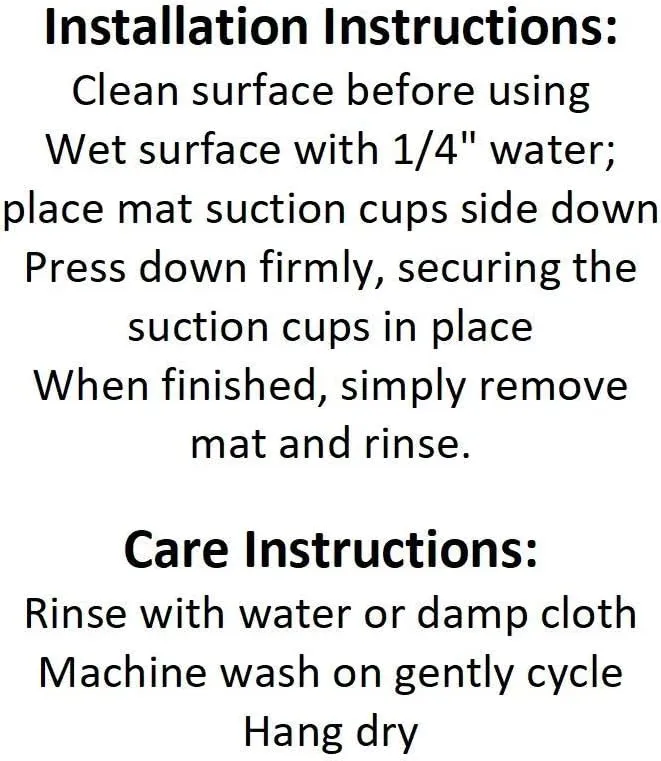 Deluxe Bathtub Mat Non Slip, Soft Foam Bath Mats for Bathroom Tub, Bathtub Mat with Drain Holes, Suction Cups- 36” X 17” - Black
