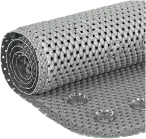 Deluxe Bathtub Mat Non Slip, Soft Foam Bath Mats for Bathroom Tub, Bathtub Mat with Drain Holes, Suction Cups- 36” X 17” - Dark Grey