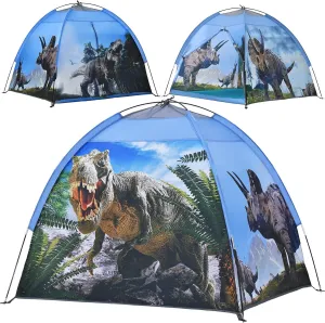 Dinosaur Kids Play Tent, Dinosuar Toys for Kids Indoor and Outdoor Fun Pop Up Playhouse Tent, A Gift Tent for Boys & Girls