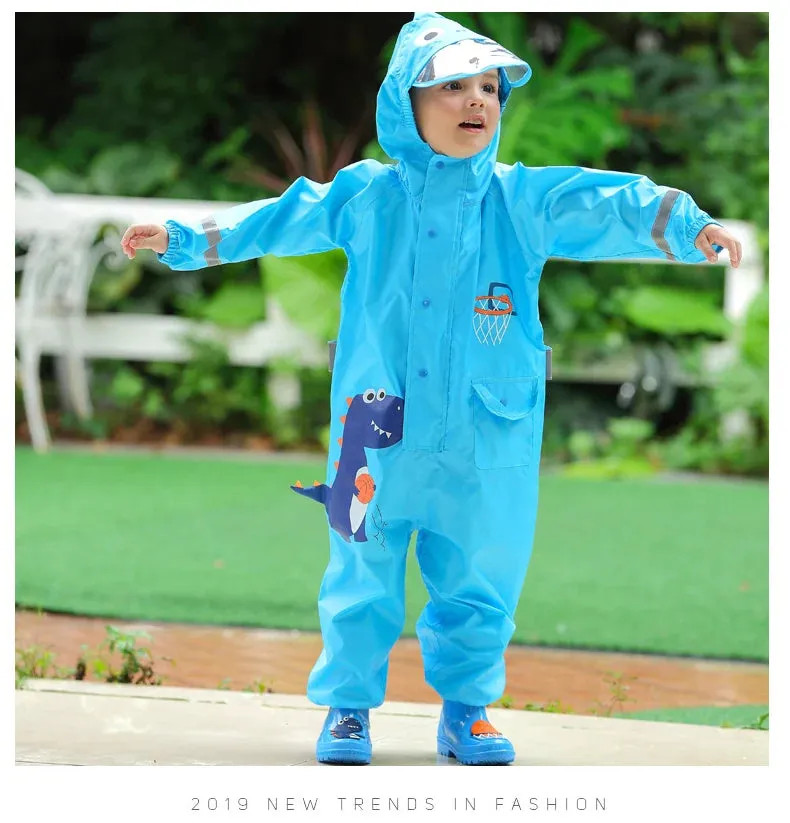 DinoSplash Waterproof Rain Suit for Kids