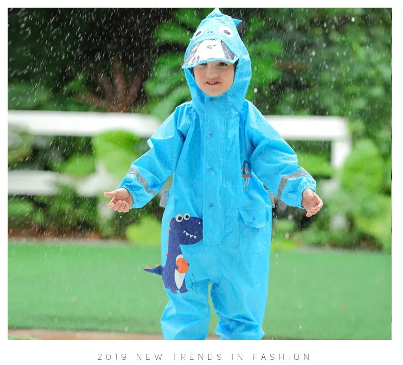 DinoSplash Waterproof Rain Suit for Kids