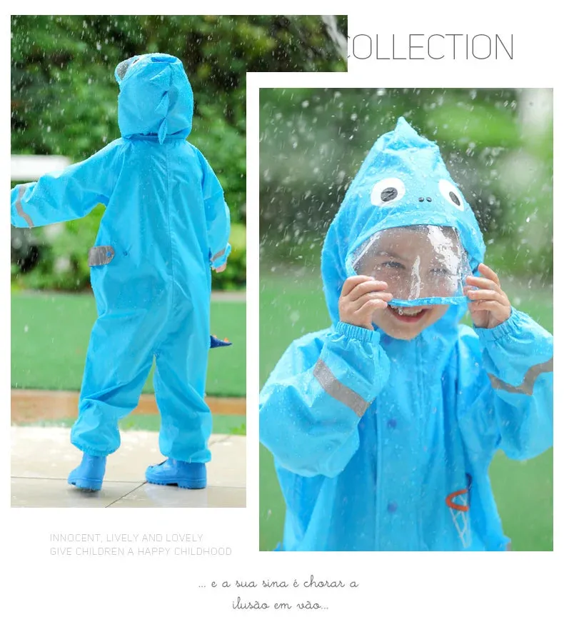 DinoSplash Waterproof Rain Suit for Kids