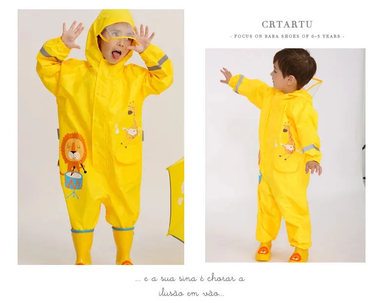 DinoSplash Waterproof Rain Suit for Kids