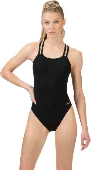Dolfin Reliance Women's Double X Back One Piece Swimsuit for Training and Competitions