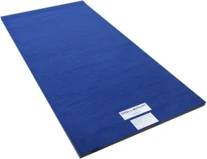 Dollamur 3'x6'x1-3/8" Gymnastics Mat, Blue, Carpeted Mat for Tumbling and Cheerleading