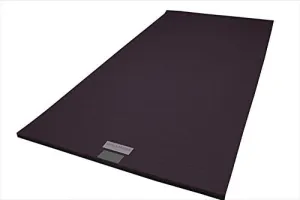Dollamur 5'x10'x1-3/8" Gymnastics Mat, Black, Carpeted Mat for Tumbling and Cheerleading, FLEXI-Roll®