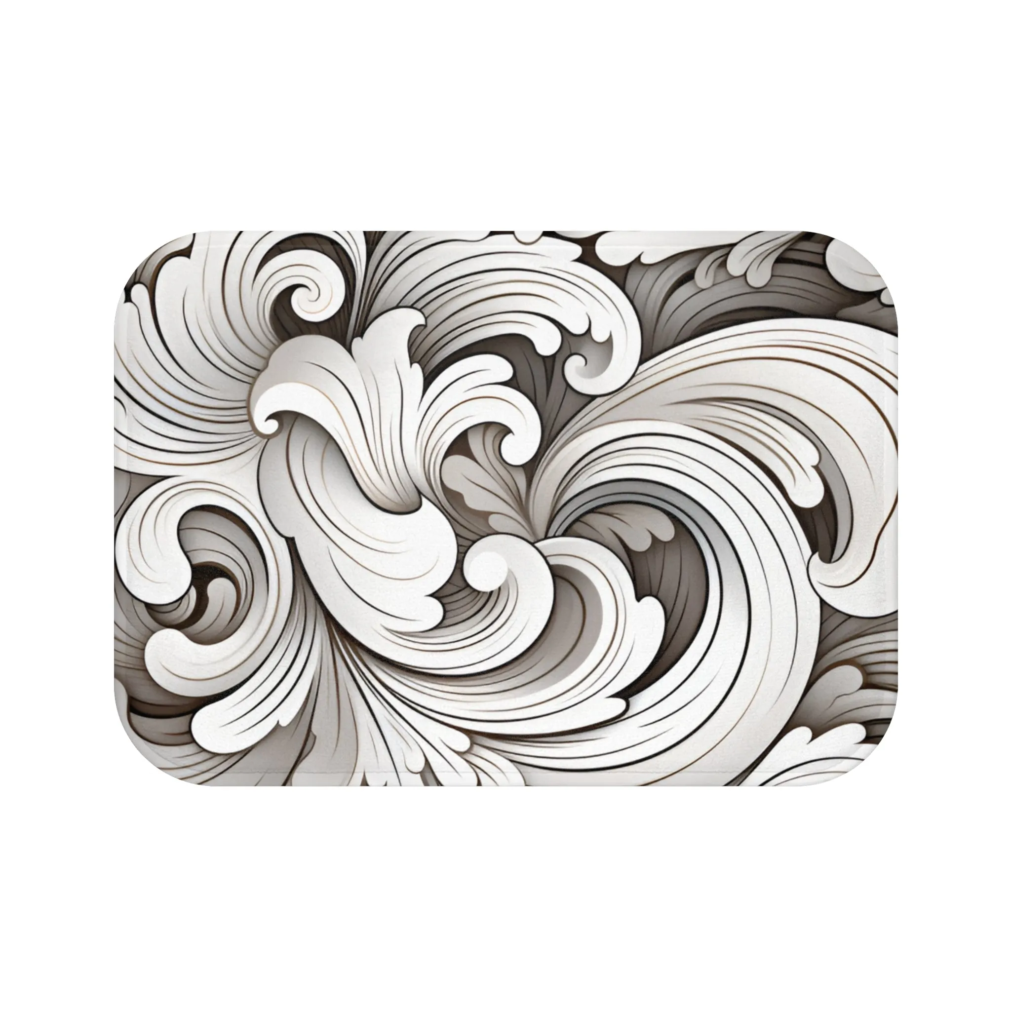 Dramatic Splash Memory Foam Bath Mat