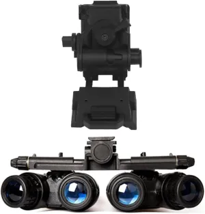 Dummy Model Cosplay Prop - GPNVG18 Night Vision Goggles with Night Vision Mount for Helmet Cosplay Display, Four-Tube Binocular, Black