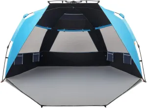 easthills instant shader dark shelter xl beach tent 99"