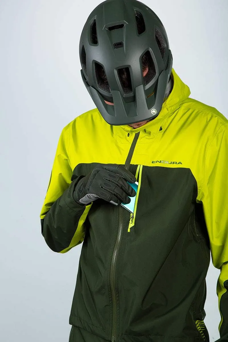 Endura Men's SingleTrack Waterproof Cycling Suit - One Piece MTB Rain Suit