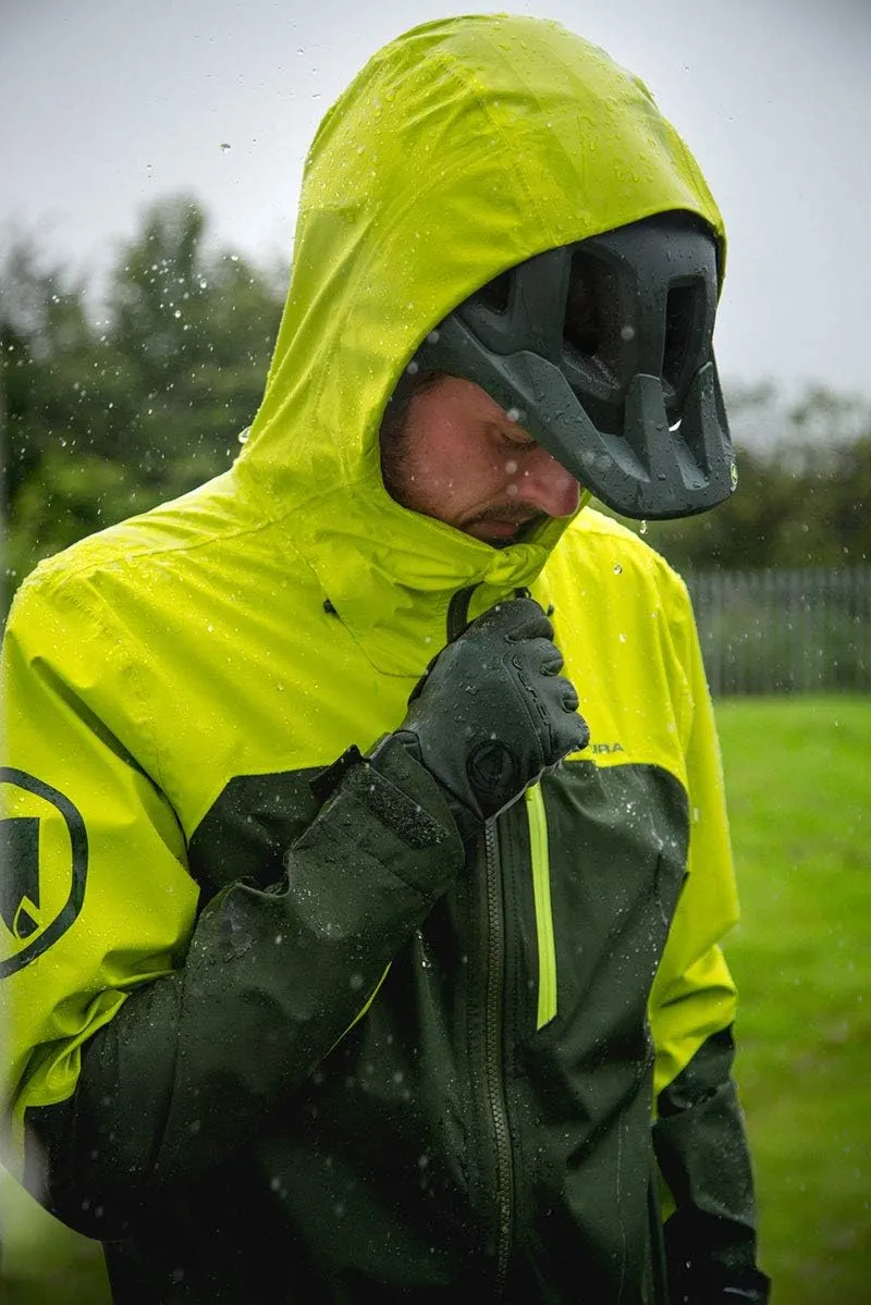Endura Men's SingleTrack Waterproof Cycling Suit - One Piece MTB Rain Suit