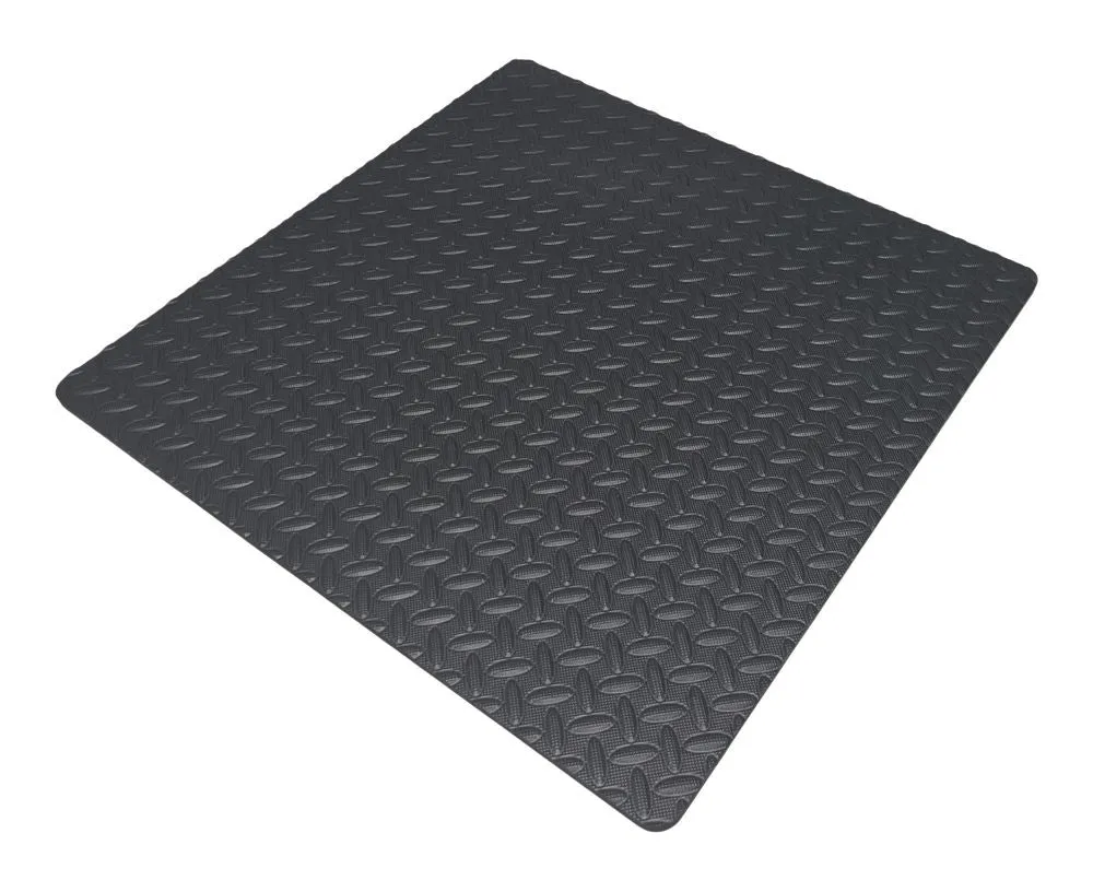Essentials  Floor Mat Black 615mm x 615mm x 10mm