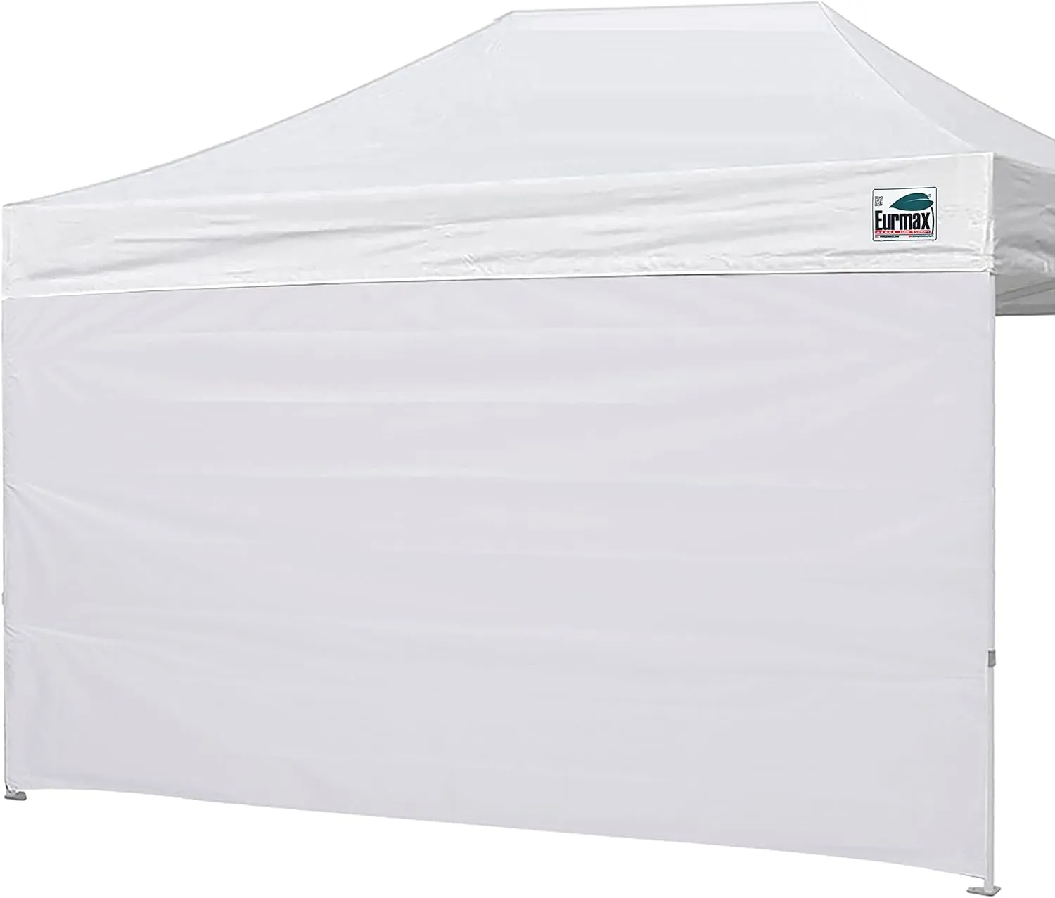 Eurmax USA Instant Canopy SunWall Camping Tent Tarp Shelter 10x15 Canopy Wall Sidewall Canopy Tent Sidewalls for Pop Up Canopy Tent,1 Pack Sidewall Only(White)